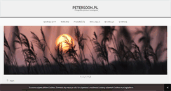 Desktop Screenshot of petersoon.pl
